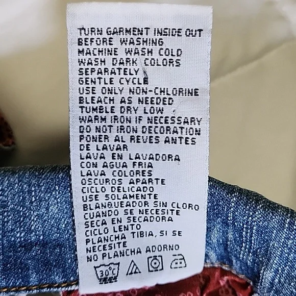 little girls denim jacket - Picture 4 of 8